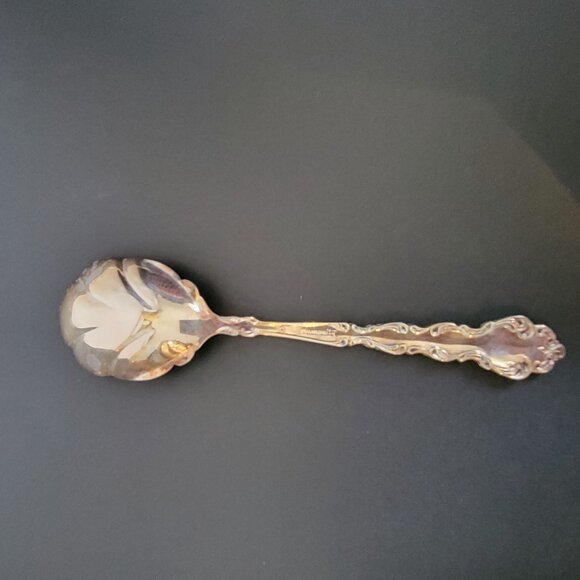 Community Silverplate Ornate Serving Spoon Vintage Flatware - Picture 4 of 5